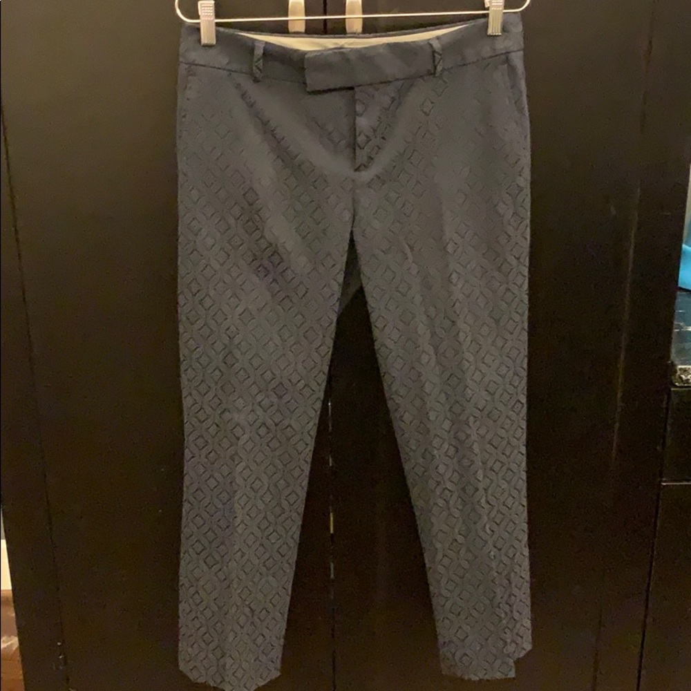 Grey & Black pattered capris